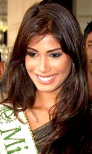 Photo:  Miss Earth 2010 Nicole Faria, India